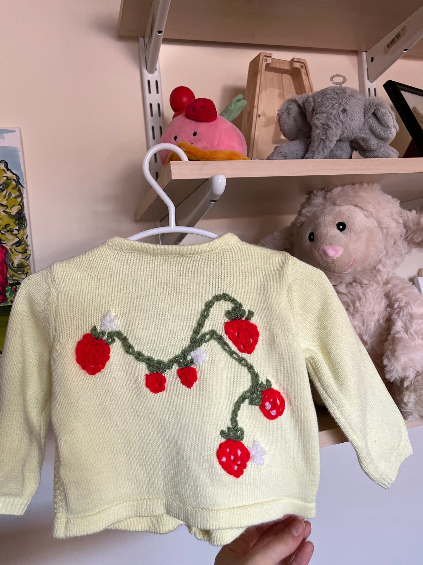 Strawberry Cardigan